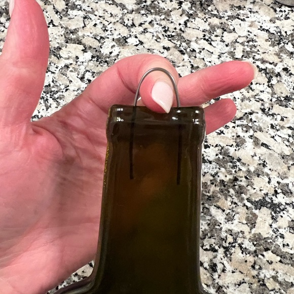 Flattened Wine Bottle Decor - Picture 2 of 5